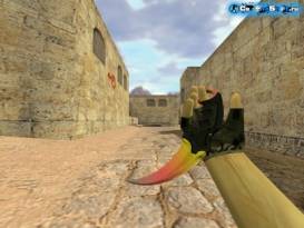 Модель «Нож Керамбит Градиент» для CS 1.6