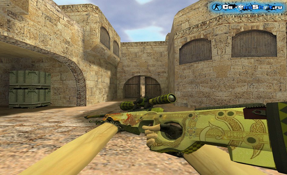 Модель «awp-dragon-lore» для CS 1.6