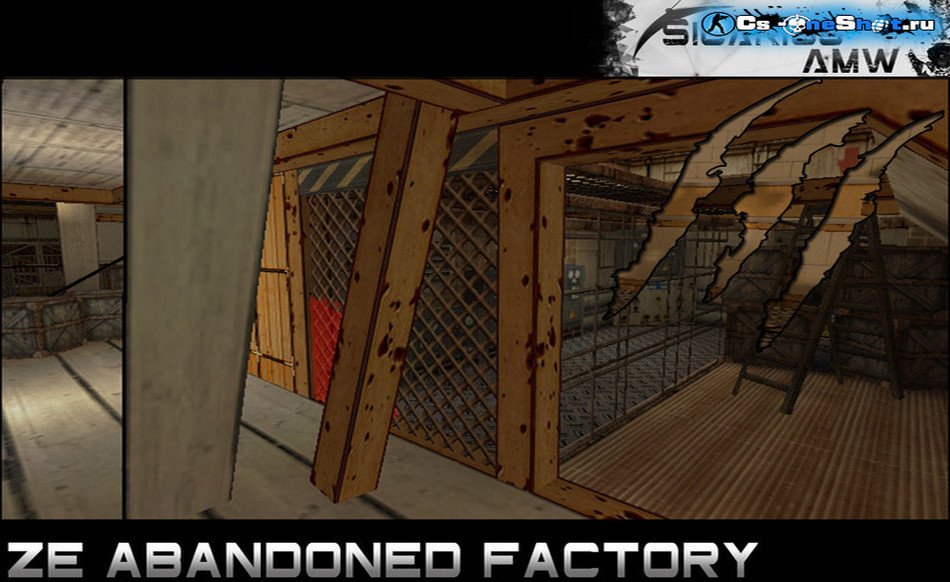 Карта «ze_abandoned_factory» для CS 1.6