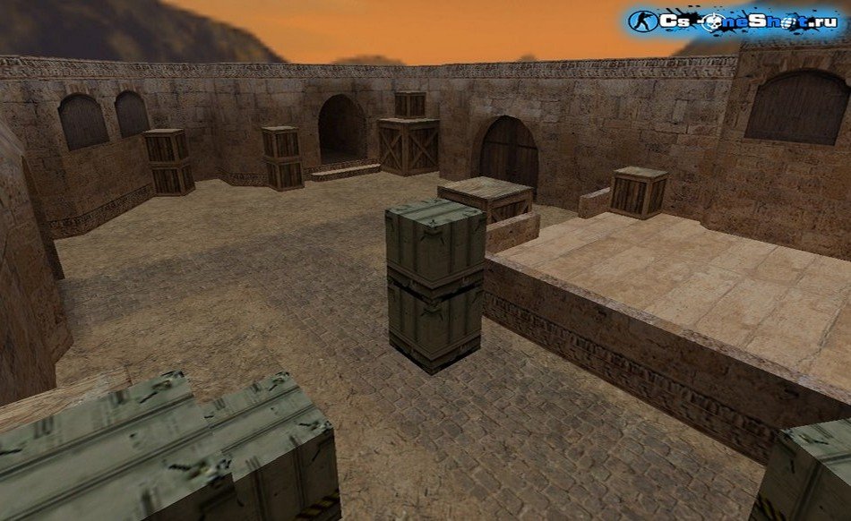 Карта «ze_dust2» для CS 1.6