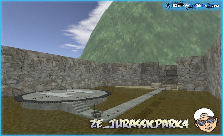 Карта «ze_jurassicpark4» для CS 1.6
