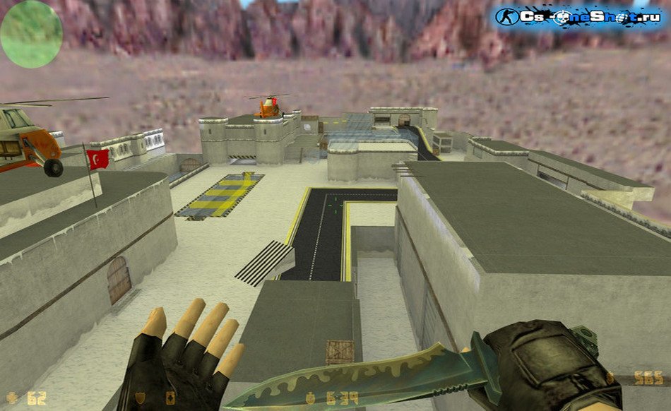 Карта «zm_csgodust2x2_mixwinter» для CS 1.6