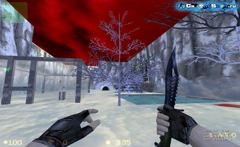 Карта «zm_gnight_iceattack» для CS 1.6